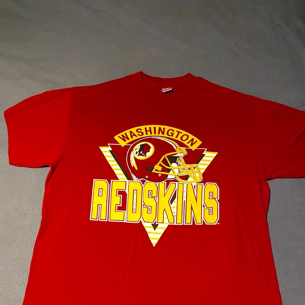 Vintage redskins T shirt. XL 46-48 trench USA